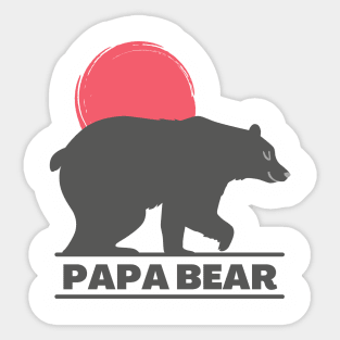 Papa Bear Sticker